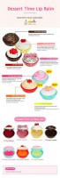 Holika Holika - Dessert Time Lip Balm 7type 